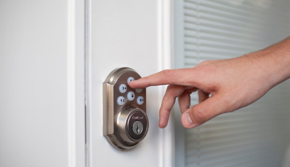 ADT smartlock on a Hagerstown home